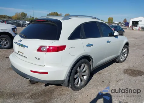 2004 Infiniti Fx35 z USA, uszkodzony, nr VIN JNRAS08U74X105265
